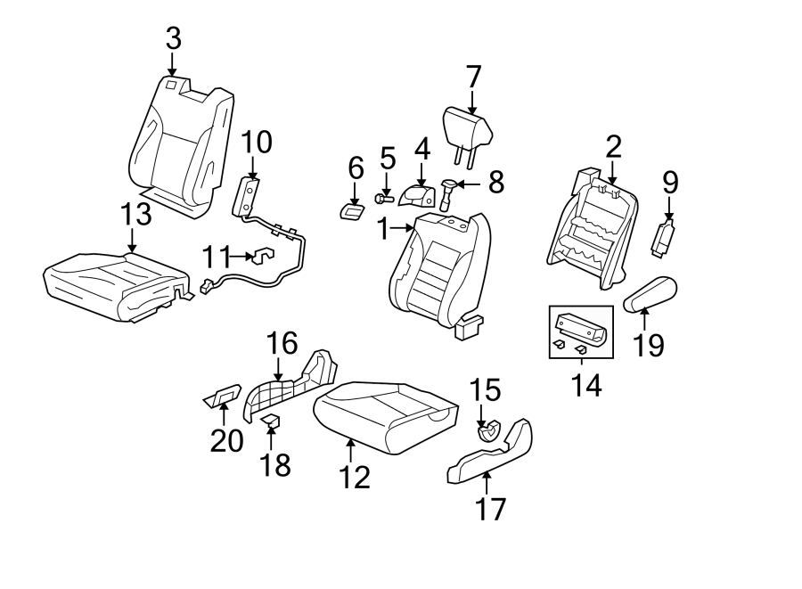 19SEATS & TRACKS. FRONT SEAT COMPONENTS.https://images.simplepart.com/images/parts/motor/fullsize/4450304.png