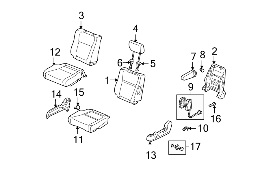 17SEATS & TRACKS. FRONT SEAT COMPONENTS.https://images.simplepart.com/images/parts/motor/fullsize/4450310.png