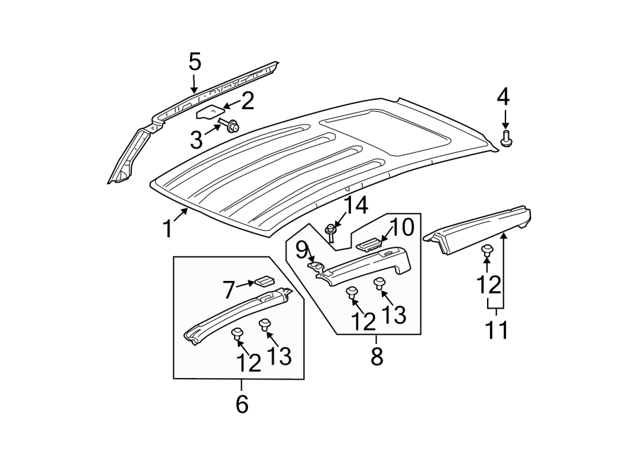 10EXTERIOR TRIM. ROOF & COMPONENTS.https://images.simplepart.com/images/parts/motor/fullsize/4450330.png