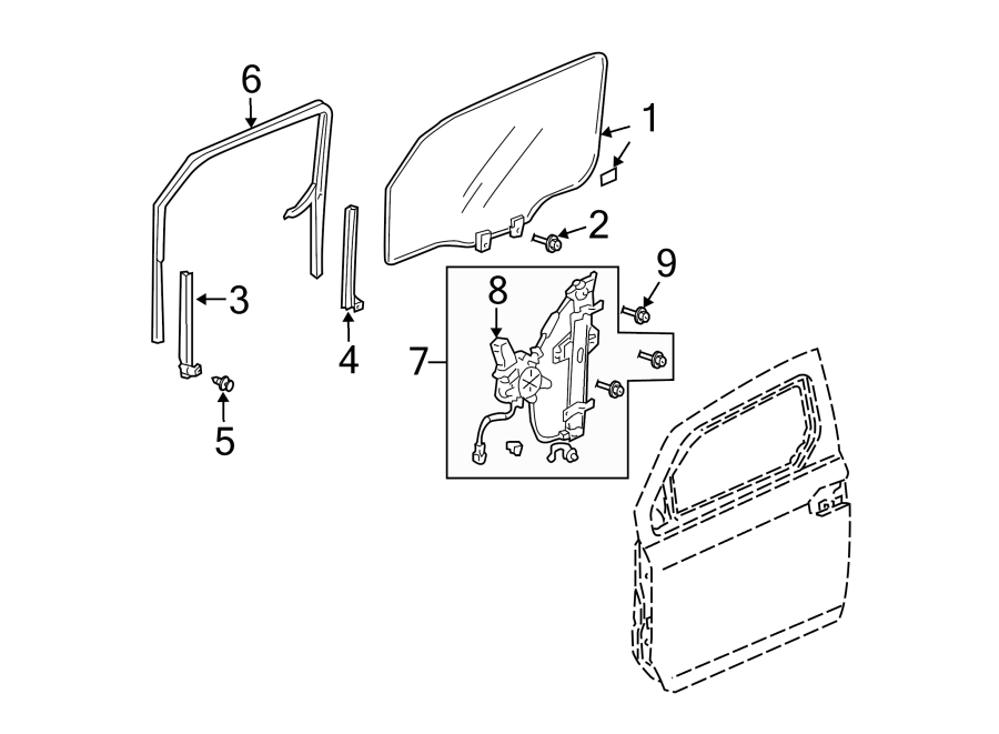 2FRONT DOOR. GLASS & HARDWARE.https://images.simplepart.com/images/parts/motor/fullsize/4450375.png