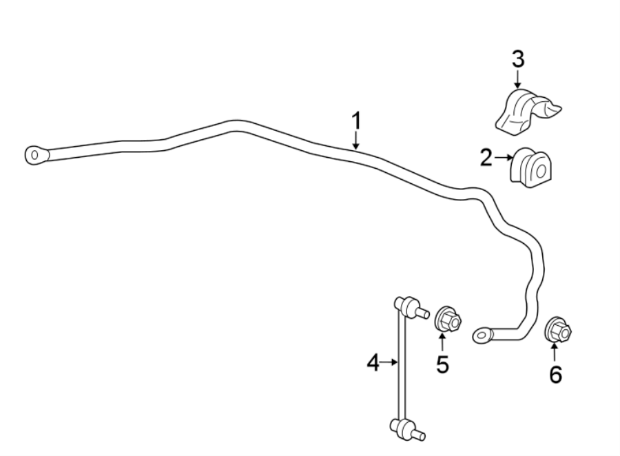 FRONT SUSPENSION. STABILIZER BAR & COMPONENTS.