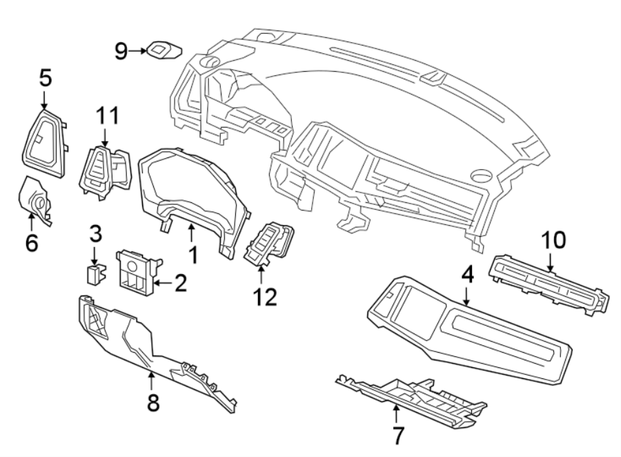 9INSTRUMENT PANEL COMPONENTS.https://images.simplepart.com/images/parts/motor/fullsize/4451280.png