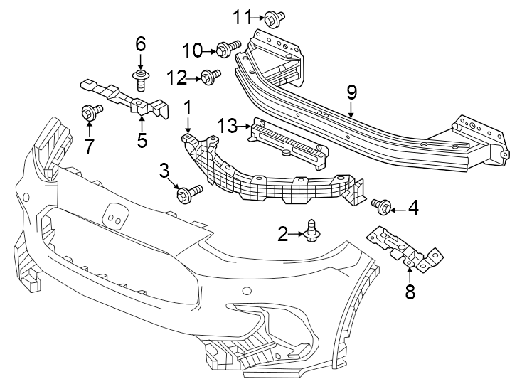 11Front bumper & grille. Bumper & components.https://images.simplepart.com/images/parts/motor/fullsize/4452012.png