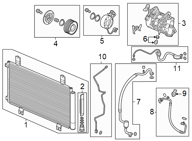 2Air conditioner & heater. Compressor & lines. Condenser.https://images.simplepart.com/images/parts/motor/fullsize/4452060.png