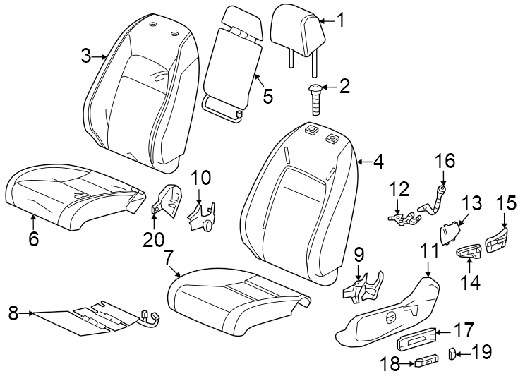 7Seats & tracks. Driver seat components.https://images.simplepart.com/images/parts/motor/fullsize/4452370.png