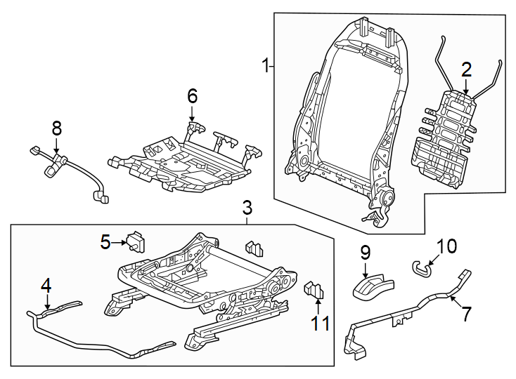 2Seats & tracks. Driver seat components.https://images.simplepart.com/images/parts/motor/fullsize/4452375.png