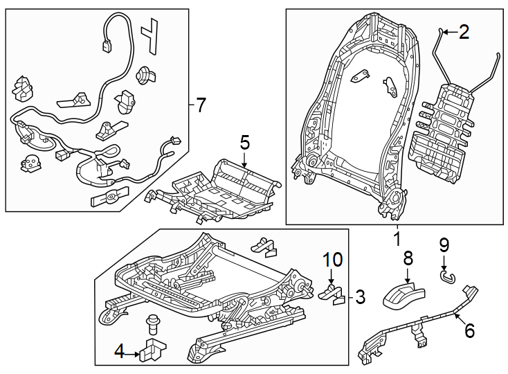 3Seats & tracks. Driver seat components.https://images.simplepart.com/images/parts/motor/fullsize/4452380.png