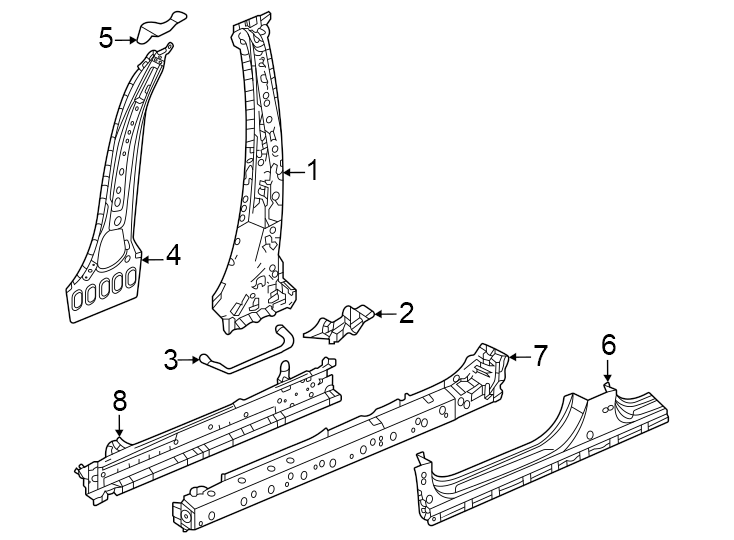 1Pillars. Rocker & floor. Center pillar & rocker.https://images.simplepart.com/images/parts/motor/fullsize/4452445.png