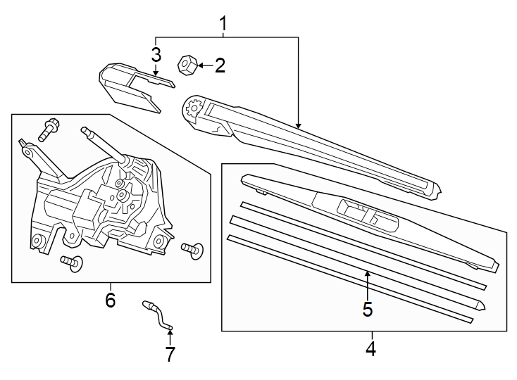 5Lift gate. Wiper & washer components.https://images.simplepart.com/images/parts/motor/fullsize/4452695.png