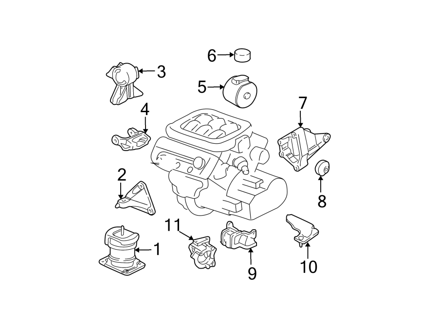 3ENGINE / TRANSAXLE. ENGINE & TRANS MOUNTING.https://images.simplepart.com/images/parts/motor/fullsize/4455170.png