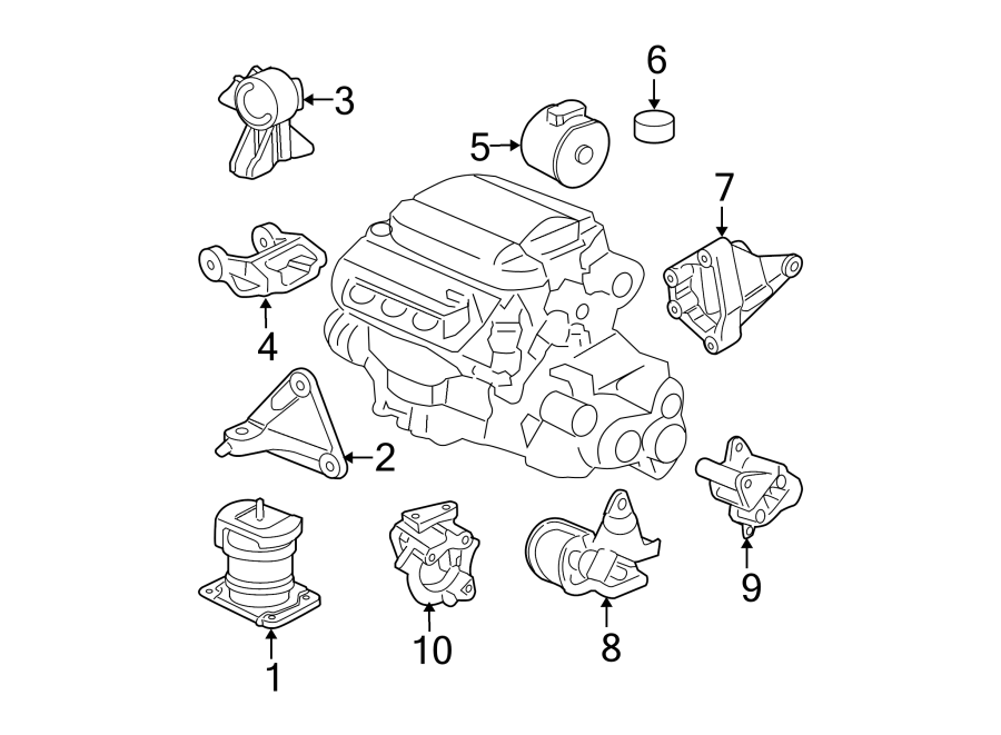 6ENGINE / TRANSAXLE. ENGINE & TRANS MOUNTING.https://images.simplepart.com/images/parts/motor/fullsize/4455173.png