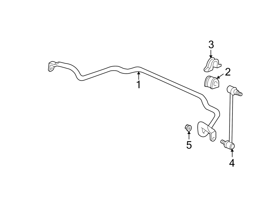 FRONT SUSPENSION. STABILIZER BAR & COMPONENTS.