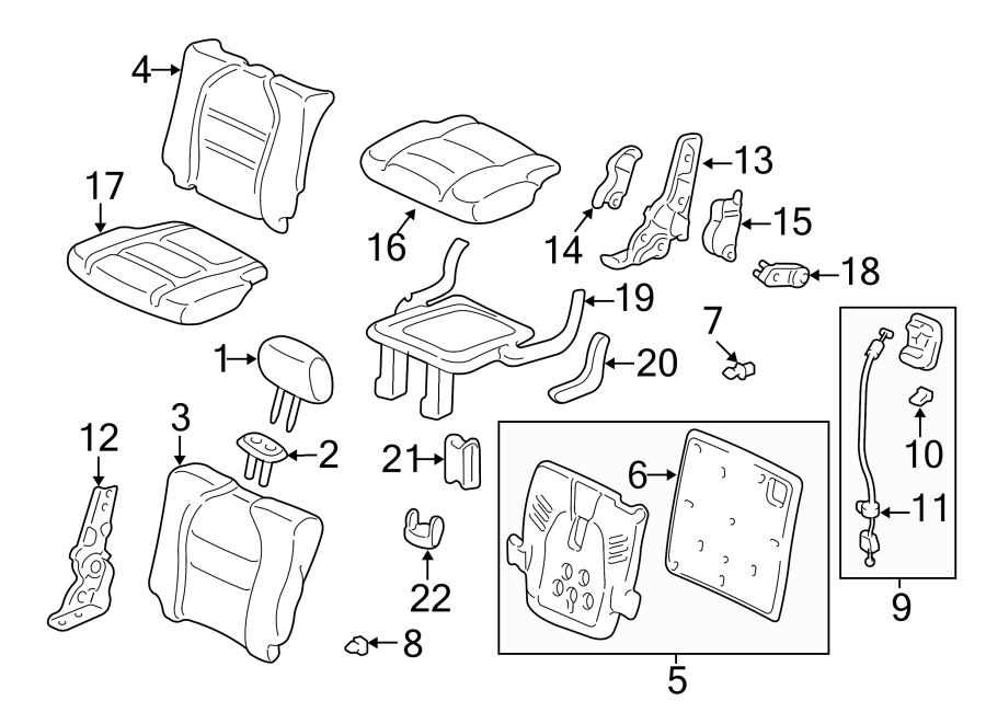 20SEATS & TRACKS. REAR SEAT COMPONENTS.https://images.simplepart.com/images/parts/motor/fullsize/4455350.png