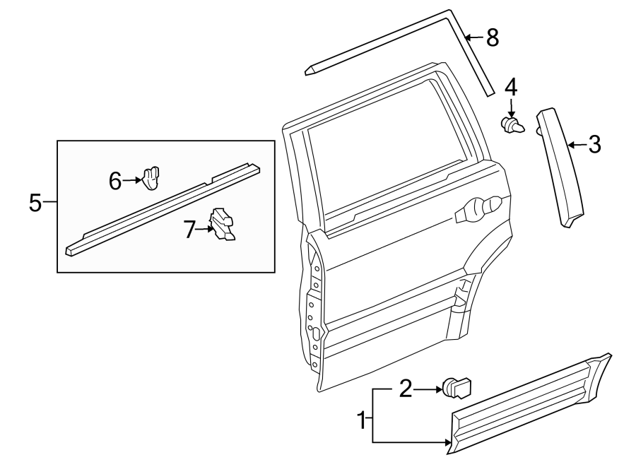 4REAR DOOR. EXTERIOR TRIM.https://images.simplepart.com/images/parts/motor/fullsize/4455412.png