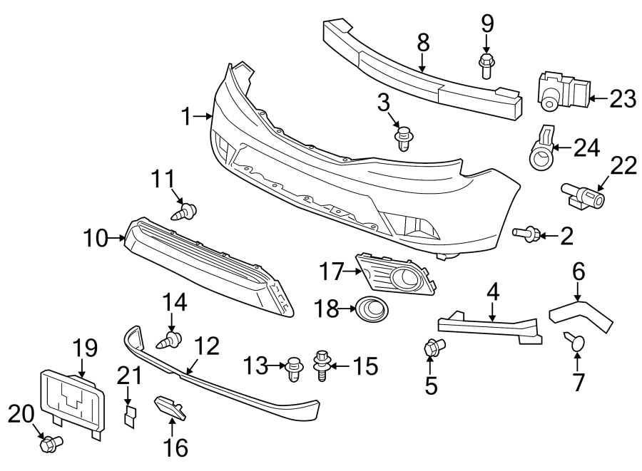 15FRONT BUMPER. BUMPER & COMPONENTS.https://images.simplepart.com/images/parts/motor/fullsize/4456012.png