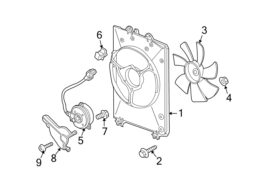 AIR CONDITIONER & HEATER. CONDENSER FAN.