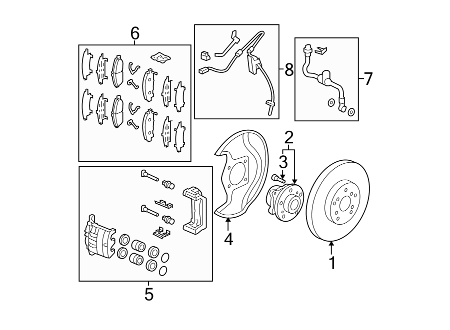 5FRONT SUSPENSION. BRAKE COMPONENTS.https://images.simplepart.com/images/parts/motor/fullsize/4456230.png