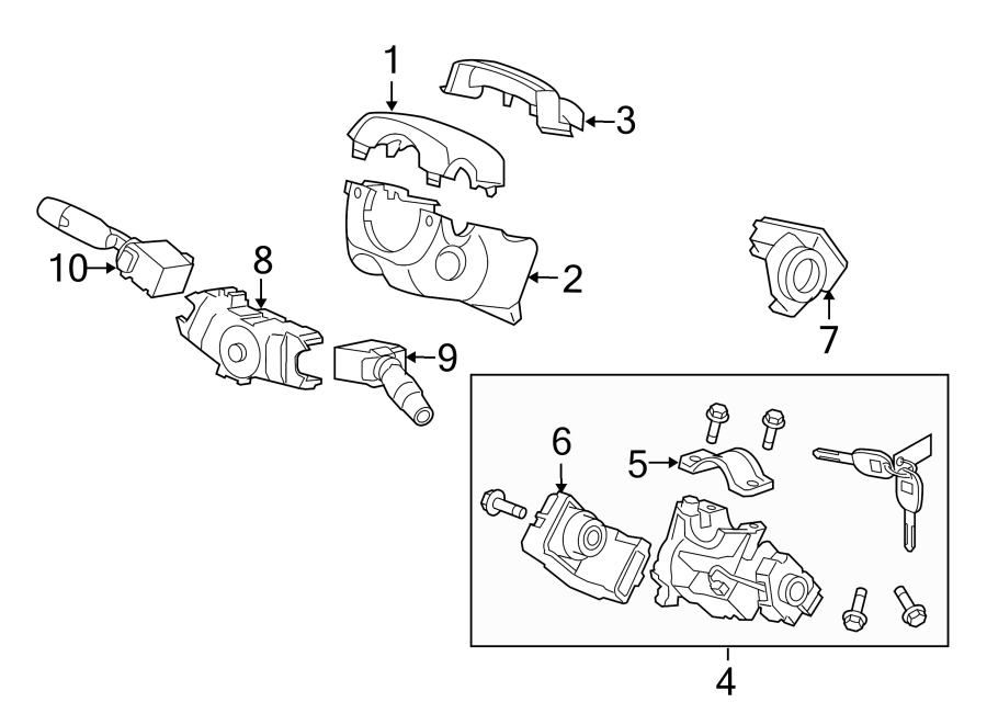5STEERING COLUMN. SHROUD. SWITCHES & LEVERS.https://images.simplepart.com/images/parts/motor/fullsize/4456270.png