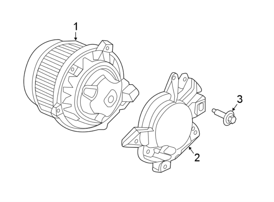 AIR CONDITIONER & HEATER. BLOWER MOTOR & FAN.