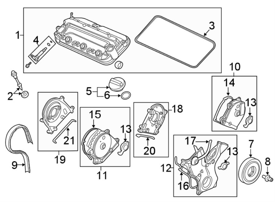 1ENGINE / TRANSAXLE. VALVE & TIMING COVERS.https://images.simplepart.com/images/parts/motor/fullsize/4457185.png