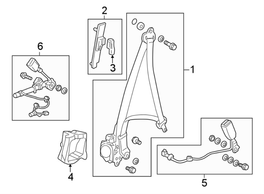 RESTRAINT SYSTEMS. FRONT SEAT BELTS.