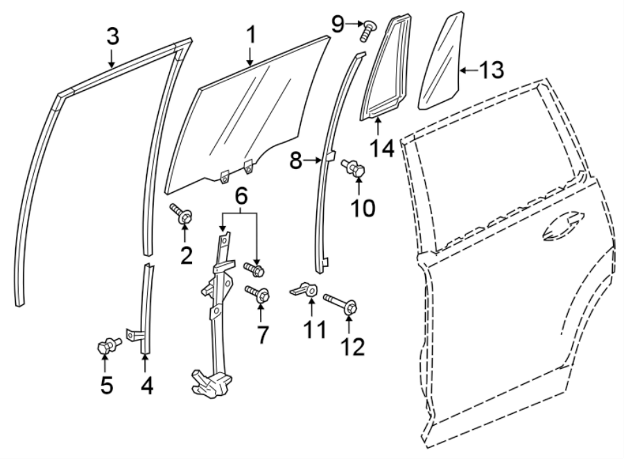 14REAR DOOR. GLASS & HARDWARE.https://images.simplepart.com/images/parts/motor/fullsize/4457495.png