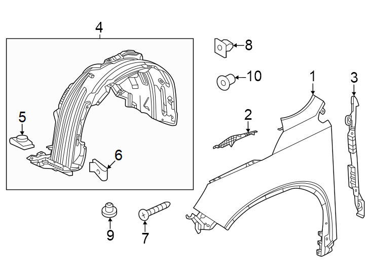 6Fender & components.https://images.simplepart.com/images/parts/motor/fullsize/4458070.png