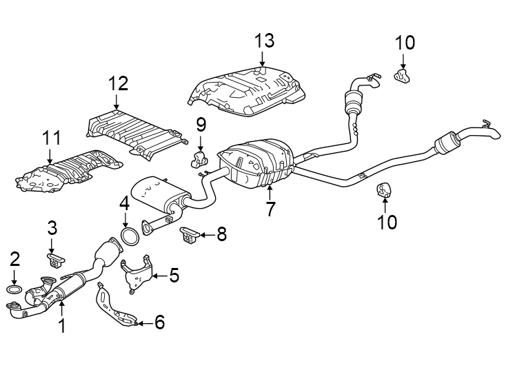 9Exhaust system. Exhaust components.https://images.simplepart.com/images/parts/motor/fullsize/4458155.png