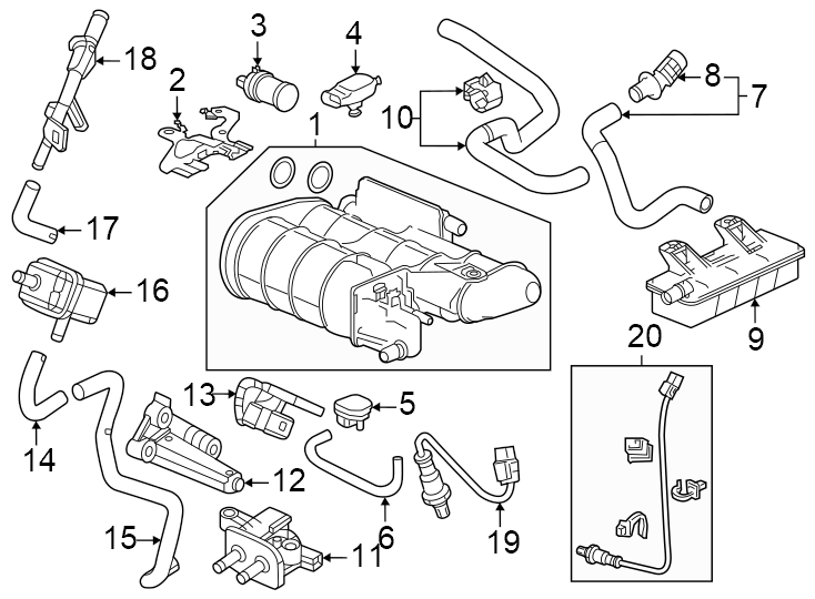 9Emission system. Emission components.https://images.simplepart.com/images/parts/motor/fullsize/4458160.png