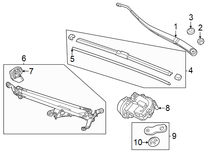 9Windshield. Wiper & washer components.https://images.simplepart.com/images/parts/motor/fullsize/4458232.png