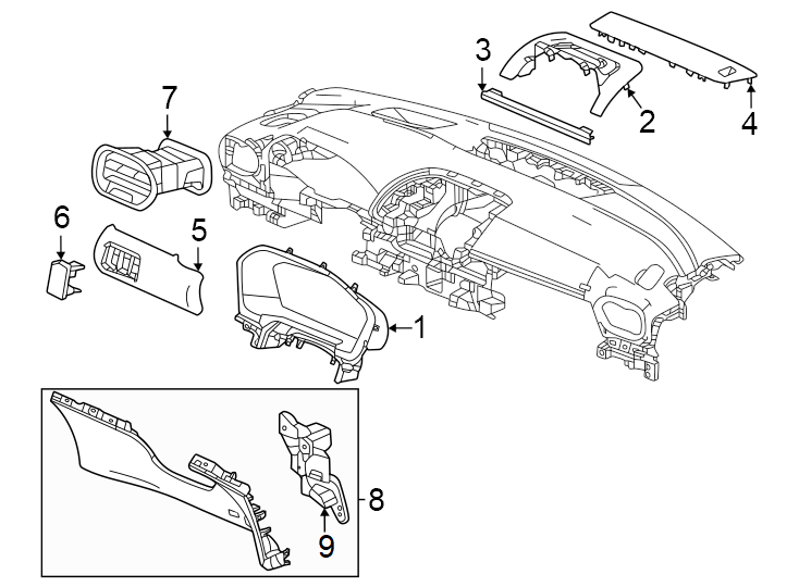 5Instrument panel components.https://images.simplepart.com/images/parts/motor/fullsize/4458252.png