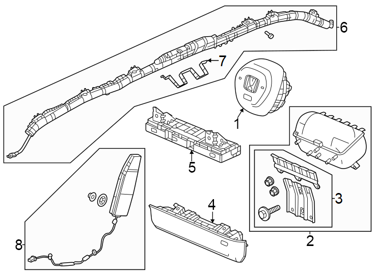 2Restraint systems. Air bag components.https://images.simplepart.com/images/parts/motor/fullsize/4458280.png