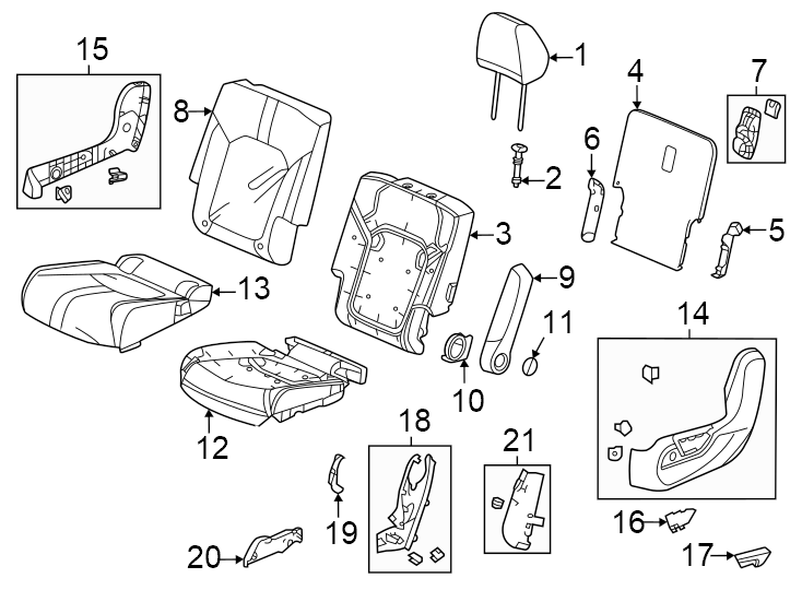 19Seats & tracks. Second row seats.https://images.simplepart.com/images/parts/motor/fullsize/4458335.png