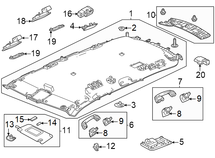 8Roof. Interior trim.https://images.simplepart.com/images/parts/motor/fullsize/4458398.png