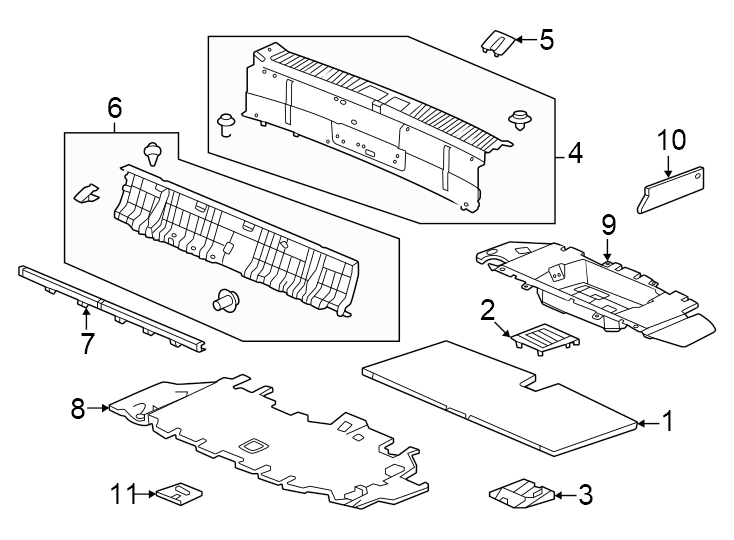 11Rear body & floor. Interior trim.https://images.simplepart.com/images/parts/motor/fullsize/4458504.png