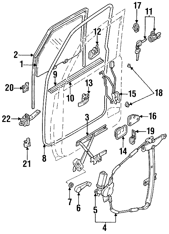 4FRONT DOOR. GLASS & HARDWARE.https://images.simplepart.com/images/parts/motor/fullsize/4460650.png