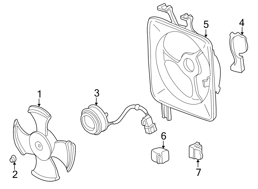 AIR CONDITIONER & HEATER. CONDENSER FAN.