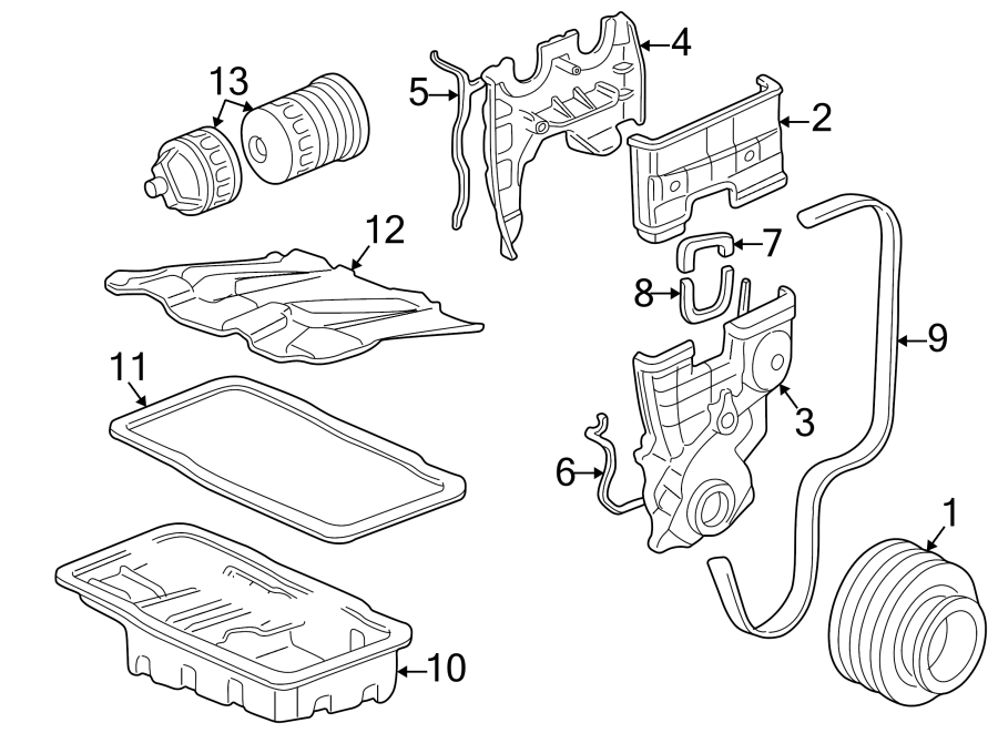 ENGINE / TRANSAXLE. ENGINE PARTS.