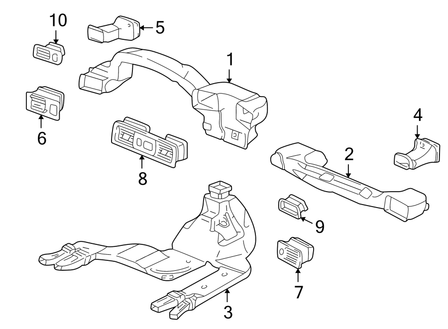 INSTRUMENT PANEL. DUCTS.