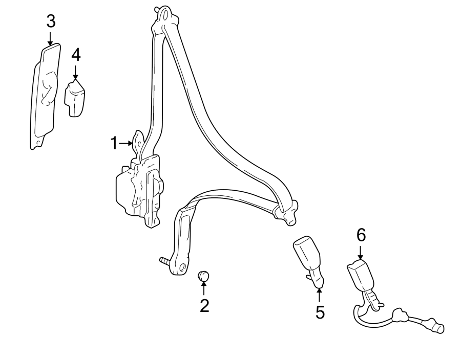 RESTRAINT SYSTEMS. FRONT SEAT BELTS.