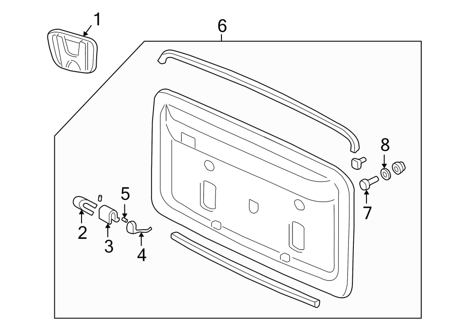 8BACK DOOR. EXTERIOR TRIM.https://images.simplepart.com/images/parts/motor/fullsize/4461410.png