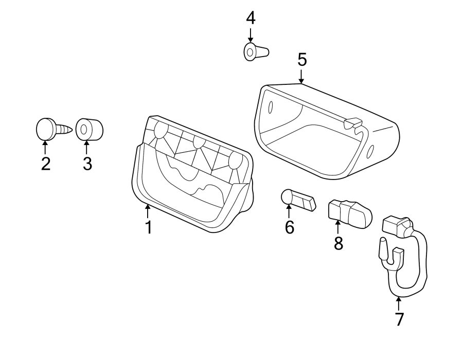 REAR LAMPS. HIGH MOUNTED STOP LAMP.