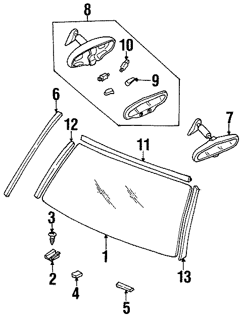 9WINDSHIELD. GLASS. REVEAL MOLDINGS.https://images.simplepart.com/images/parts/motor/fullsize/4462235.png