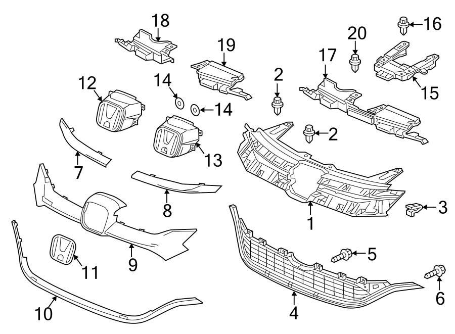 11GRILLE & COMPONENTS.https://images.simplepart.com/images/parts/motor/fullsize/4463017.png