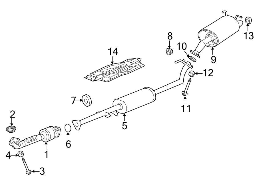 13EXHAUST SYSTEM. EXHAUST COMPONENTS.https://images.simplepart.com/images/parts/motor/fullsize/4463170.png