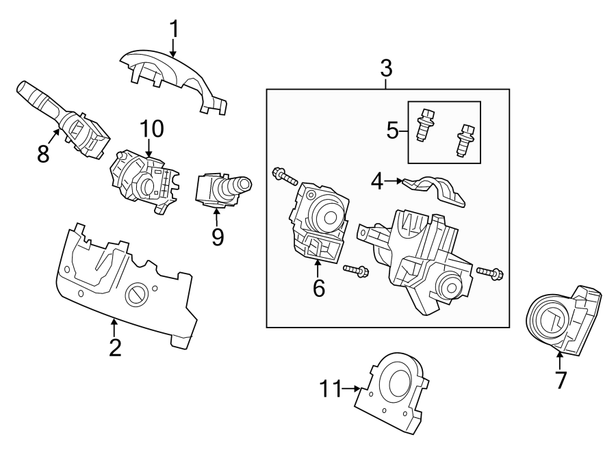 4STEERING COLUMN. SHROUD. SWITCHES & LEVERS.https://images.simplepart.com/images/parts/motor/fullsize/4463225.png