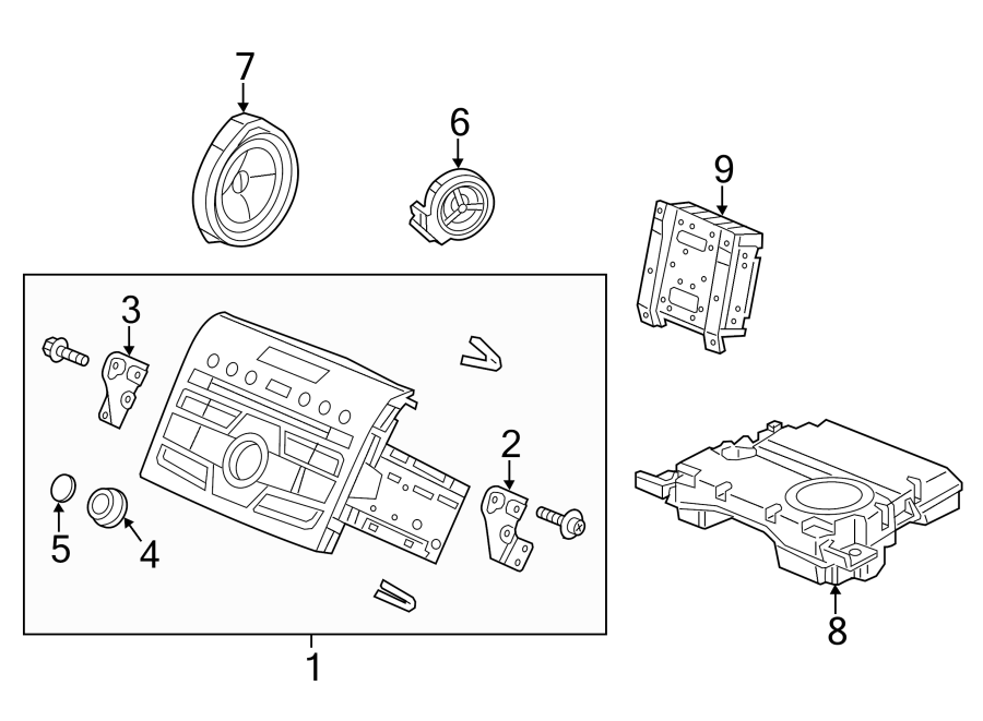 INSTRUMENT PANEL. SOUND SYSTEM.