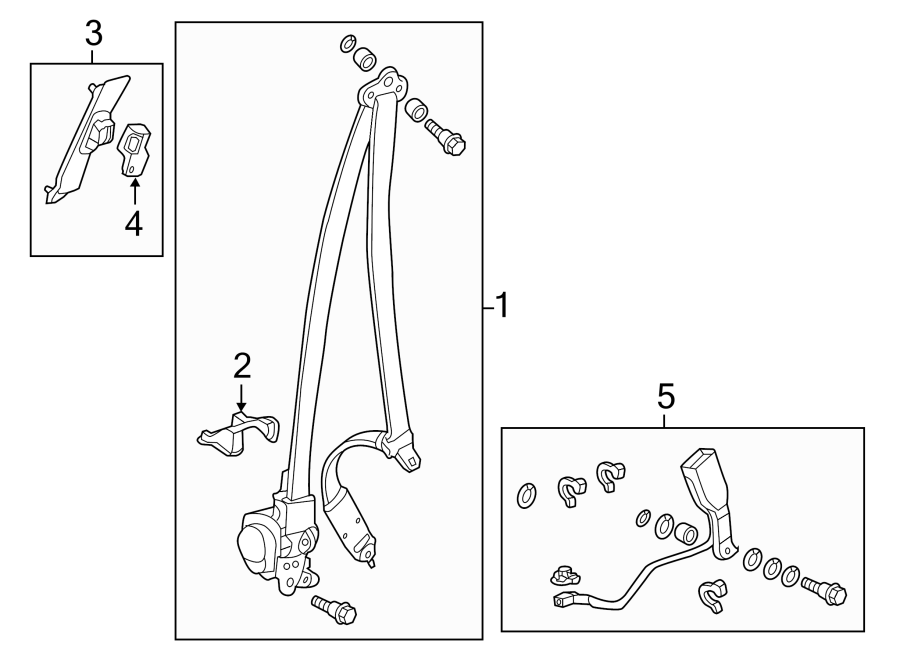 RESTRAINT SYSTEMS. FRONT SEAT BELTS.