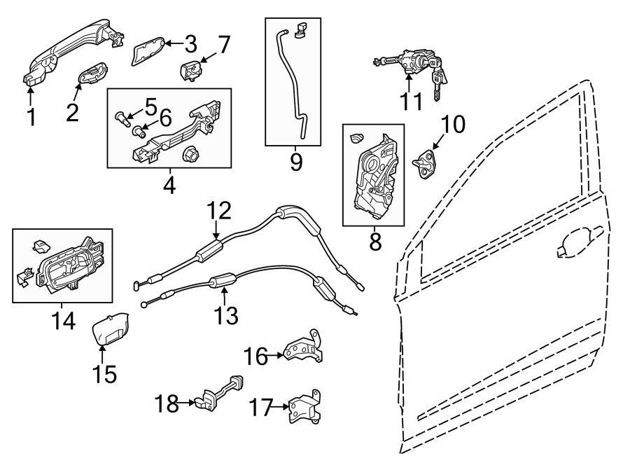 1FRONT DOOR. LOCK & HARDWARE.https://images.simplepart.com/images/parts/motor/fullsize/4463430.png