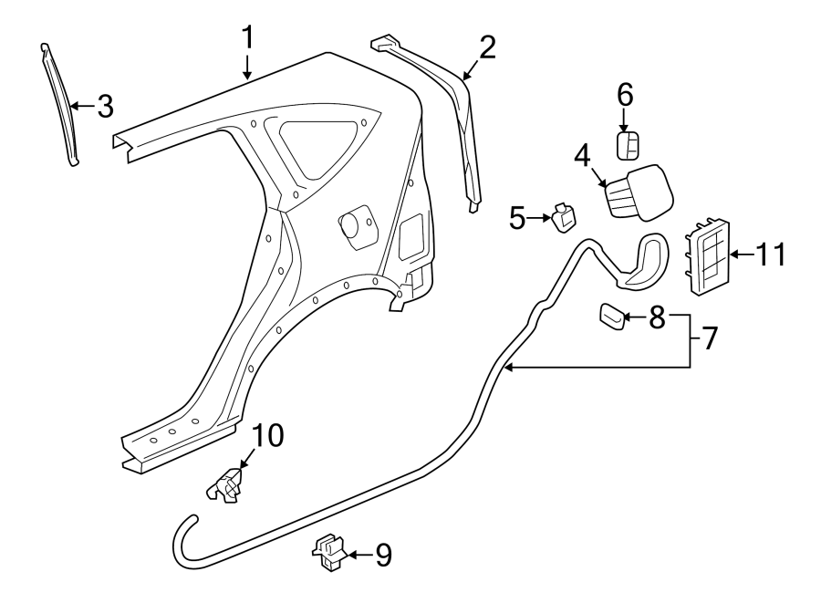 QUARTER PANEL & COMPONENTS.